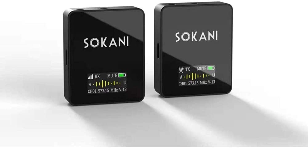 Sokani Tiny UHF Professional Wireless Microphone System