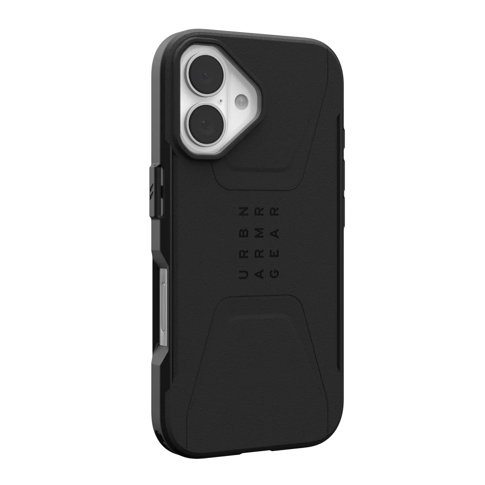 Urban Armor Gear (UAG) - Civilian MagSafe Case for Apple iPhone 16 - Black