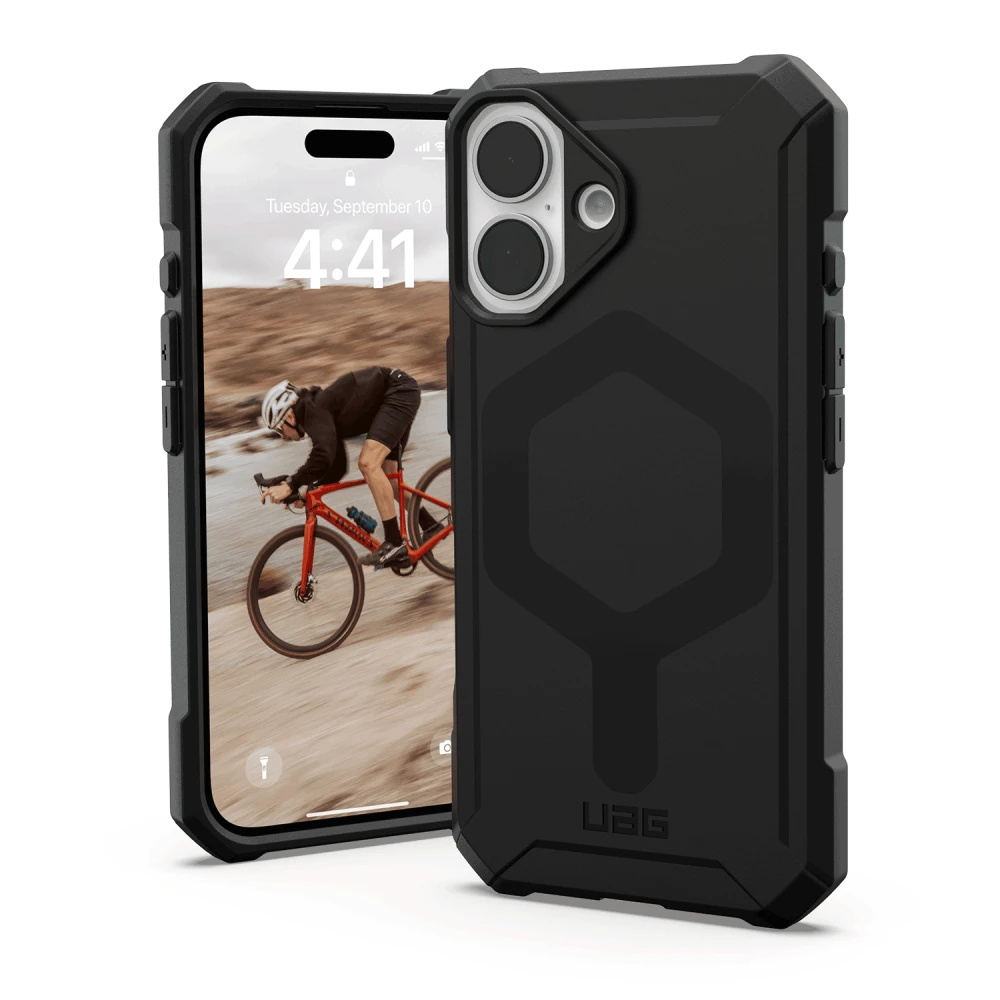 Urban Armor Gear (UAG) - Essential Armor MagSafe Case for Apple iPhone 16 - Black