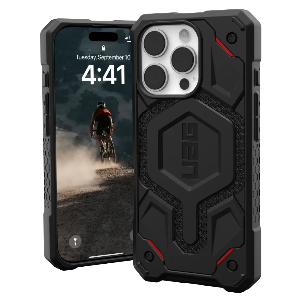 Urban Armor Gear (UAG) - Monarch Pro MagSafe Case for Apple iPhone 16 Pro - Kevlar Black