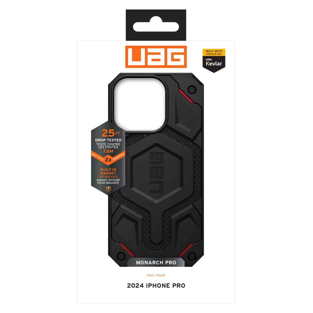 Urban Armor Gear (UAG) - Monarch Pro MagSafe Case for Apple iPhone 16 Pro Max - Carbon Fiber