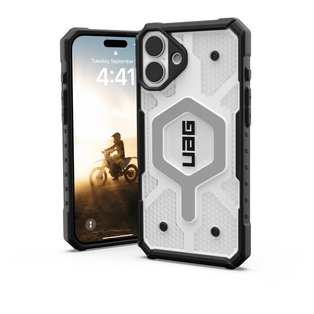 Urban Armor Gear (UAG) - Pathfinder Clear MagSafe Case for Apple iPhone 16 Plus - Ice