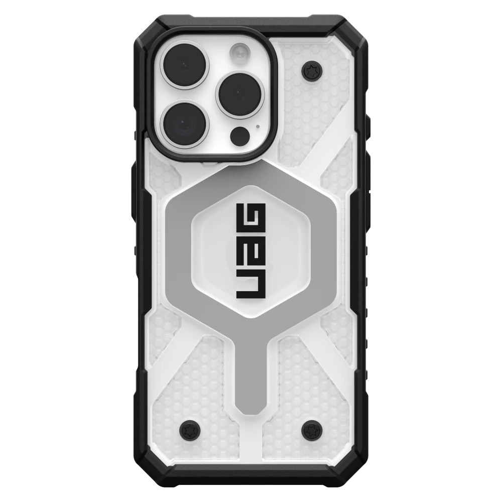 Urban Armor Gear (UAG) - Pathfinder Clear MagSafe Case for Apple iPhone 16 Pro Max - Ice