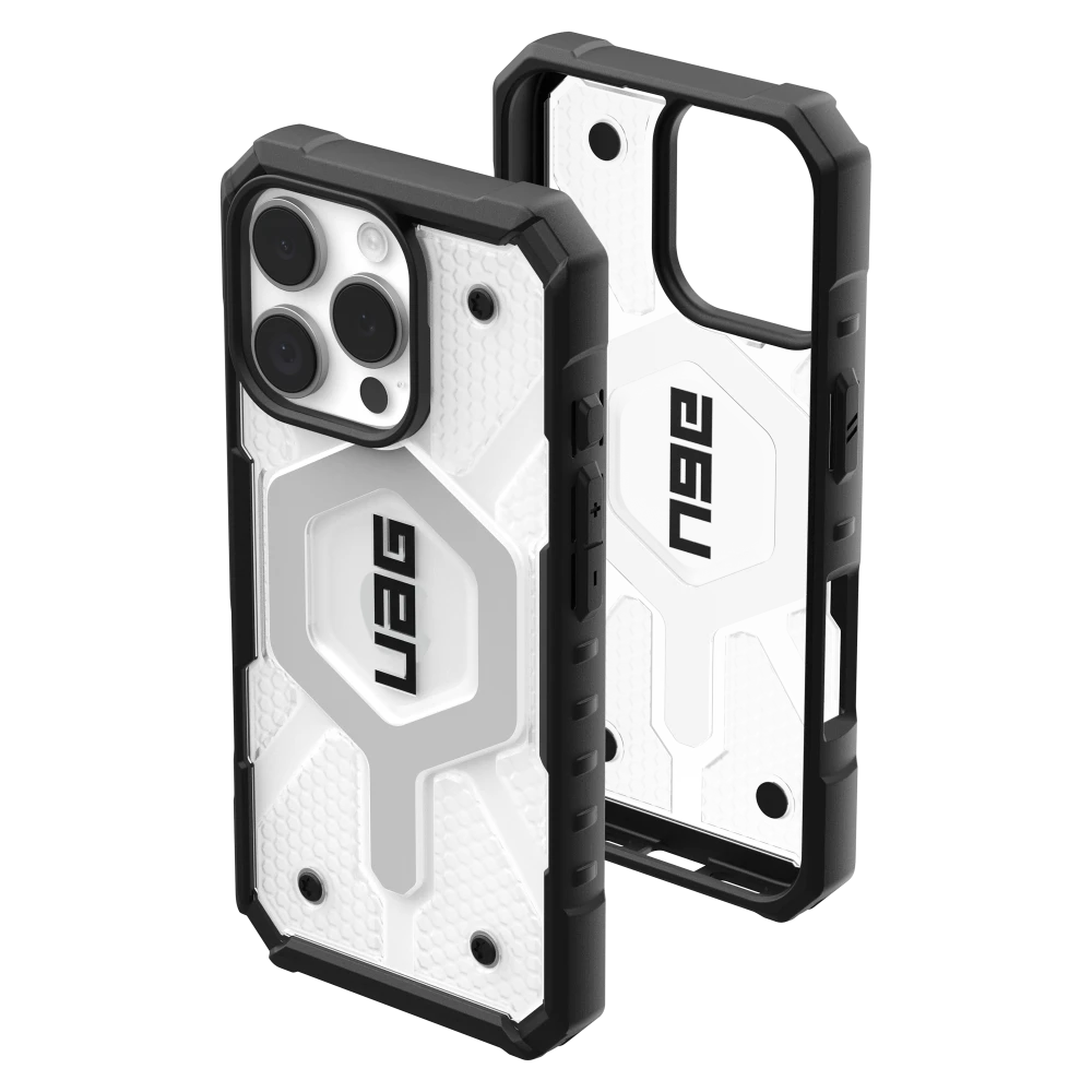 Urban Armor Gear (UAG) - Pathfinder Clear MagSafe Case for Apple iPhone 16 Pro Max - Ice