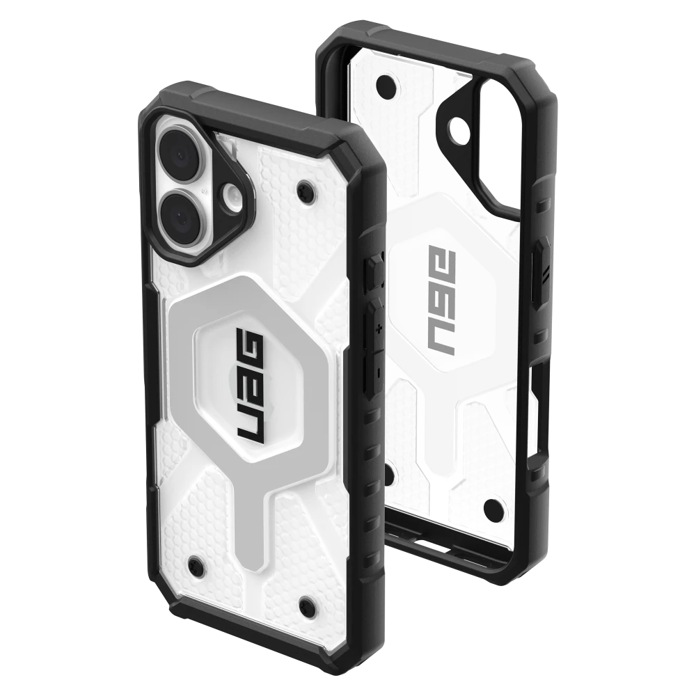 Urban Armor Gear (UAG) - Pathfinder MagSafe Case for Apple iPhone 16 - Ice