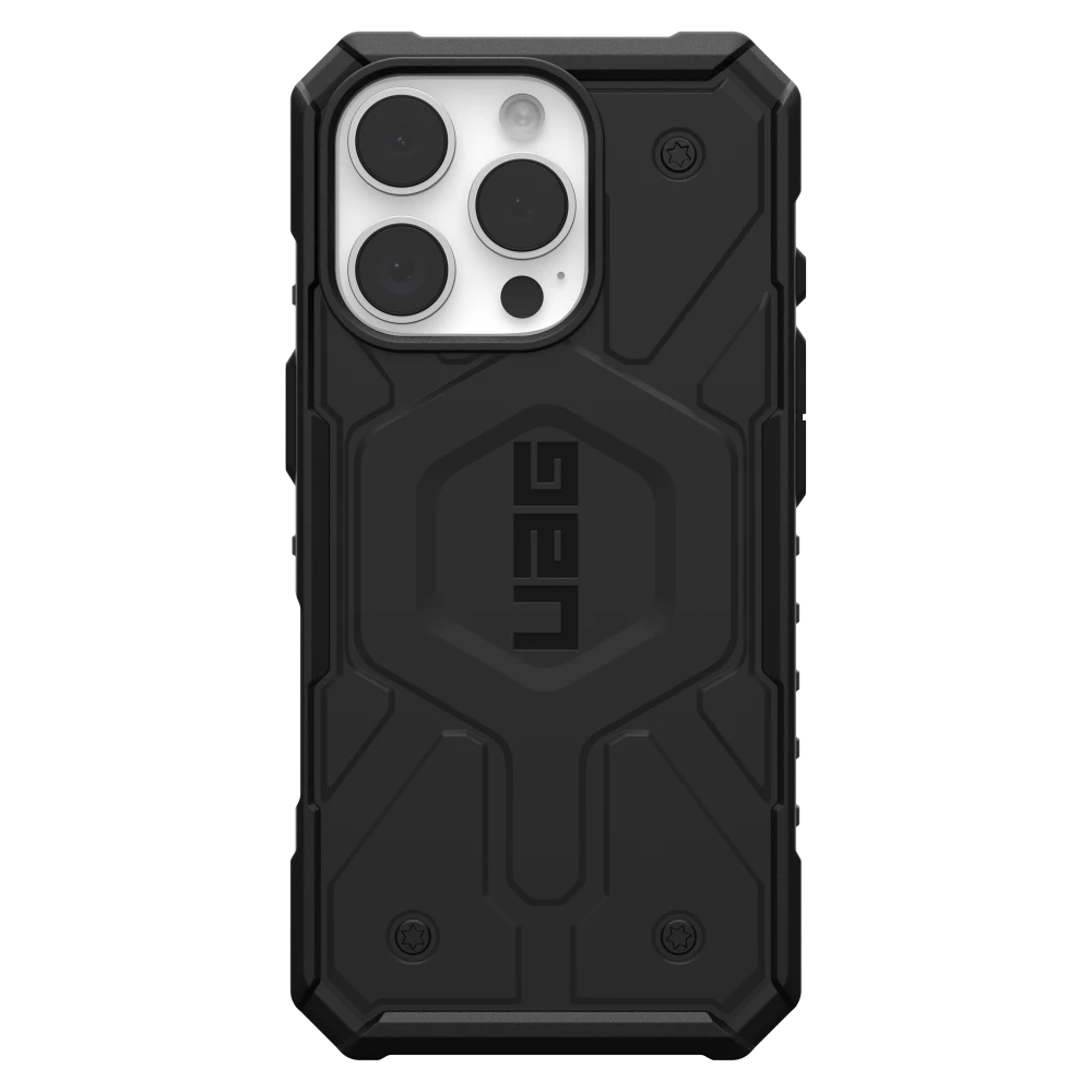 Urban Armor Gear (UAG) - Pathfinder Clear MagSafe Case for Apple iPhone 16 Pro - Black