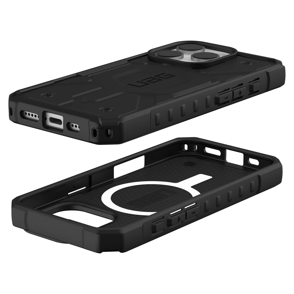 Urban Armor Gear (UAG) - Pathfinder Clear MagSafe Case for Apple iPhone 16 Pro - Black