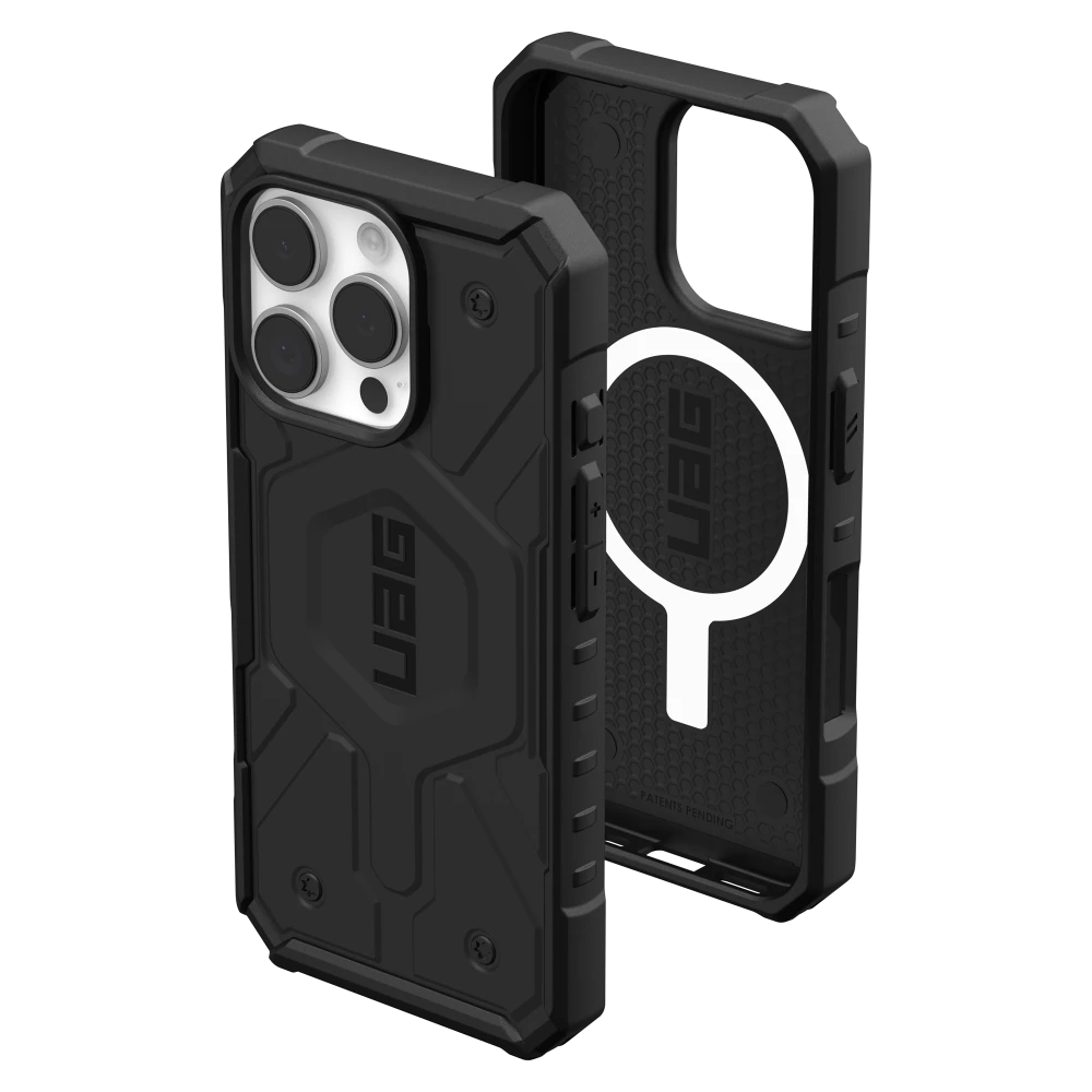 Urban Armor Gear (UAG) - Pathfinder Clear MagSafe Case for Apple iPhone 16 Pro - Black