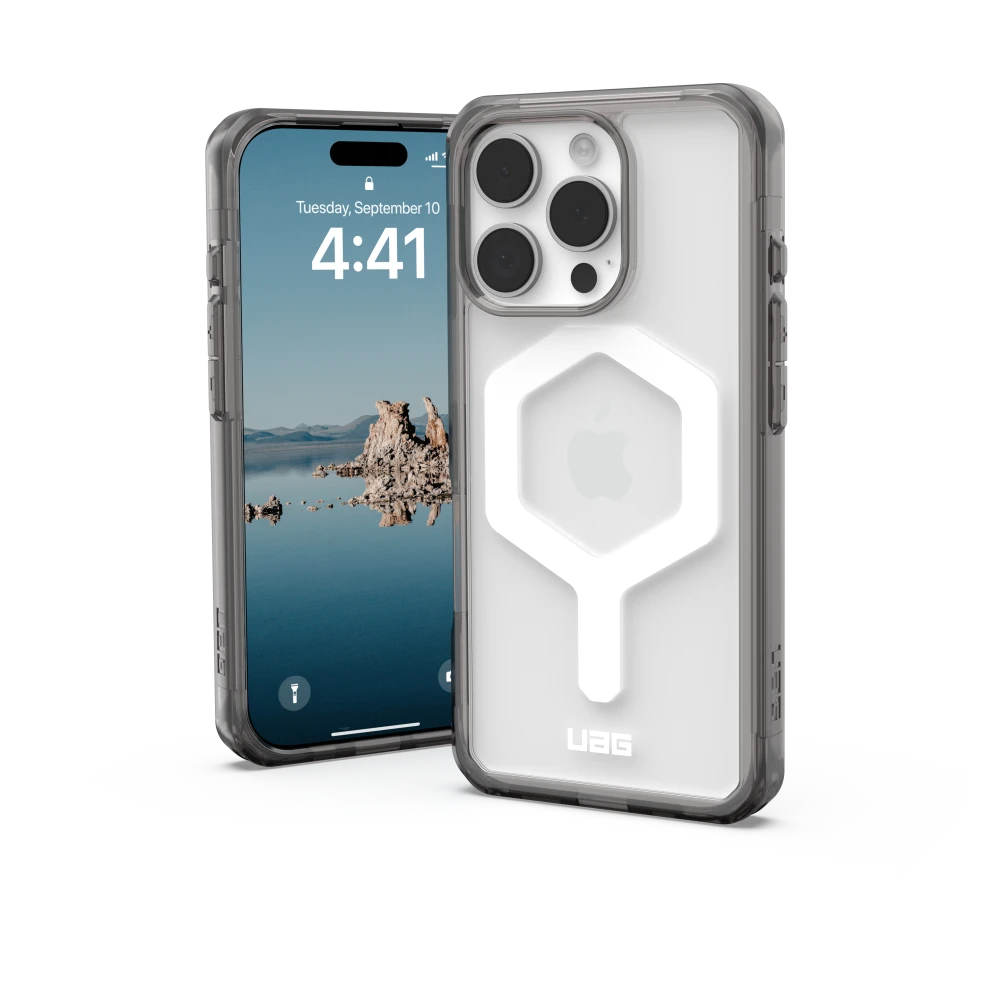 Urban Armor Gear (UAG) - Plyo MagSafe Case for Apple iPhone 16 Pro - Ash and White