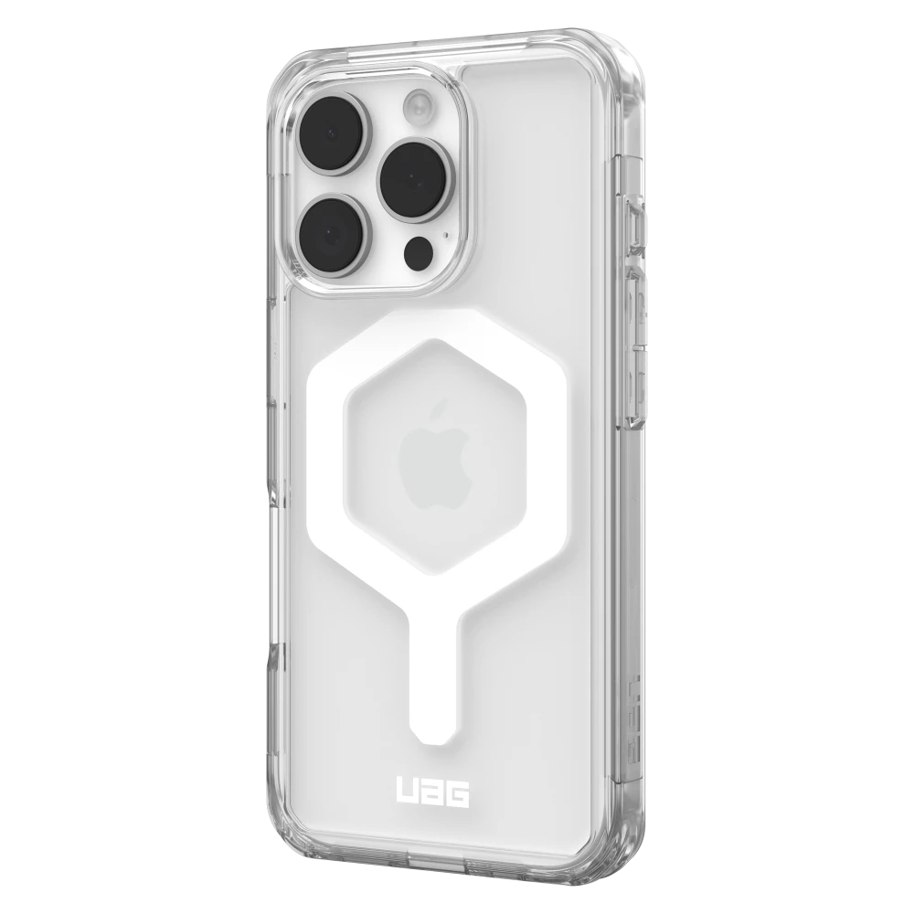 Urban Armor Gear (UAG) - Plyo MagSafe Case for Apple iPhone 16 Pro - Ice and White