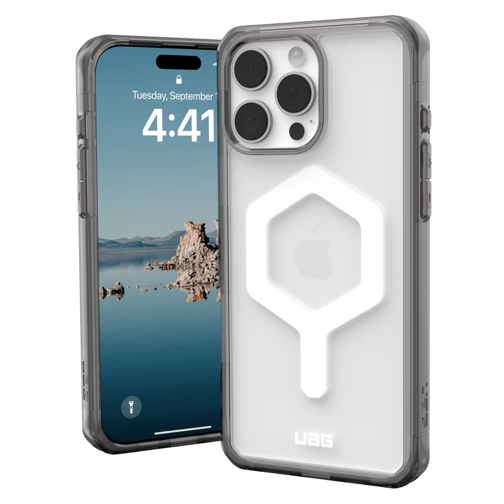 Urban Armor Gear (UAG) - Plyo MagSafe Case for Apple iPhone 16 Pro Max - Ash and White