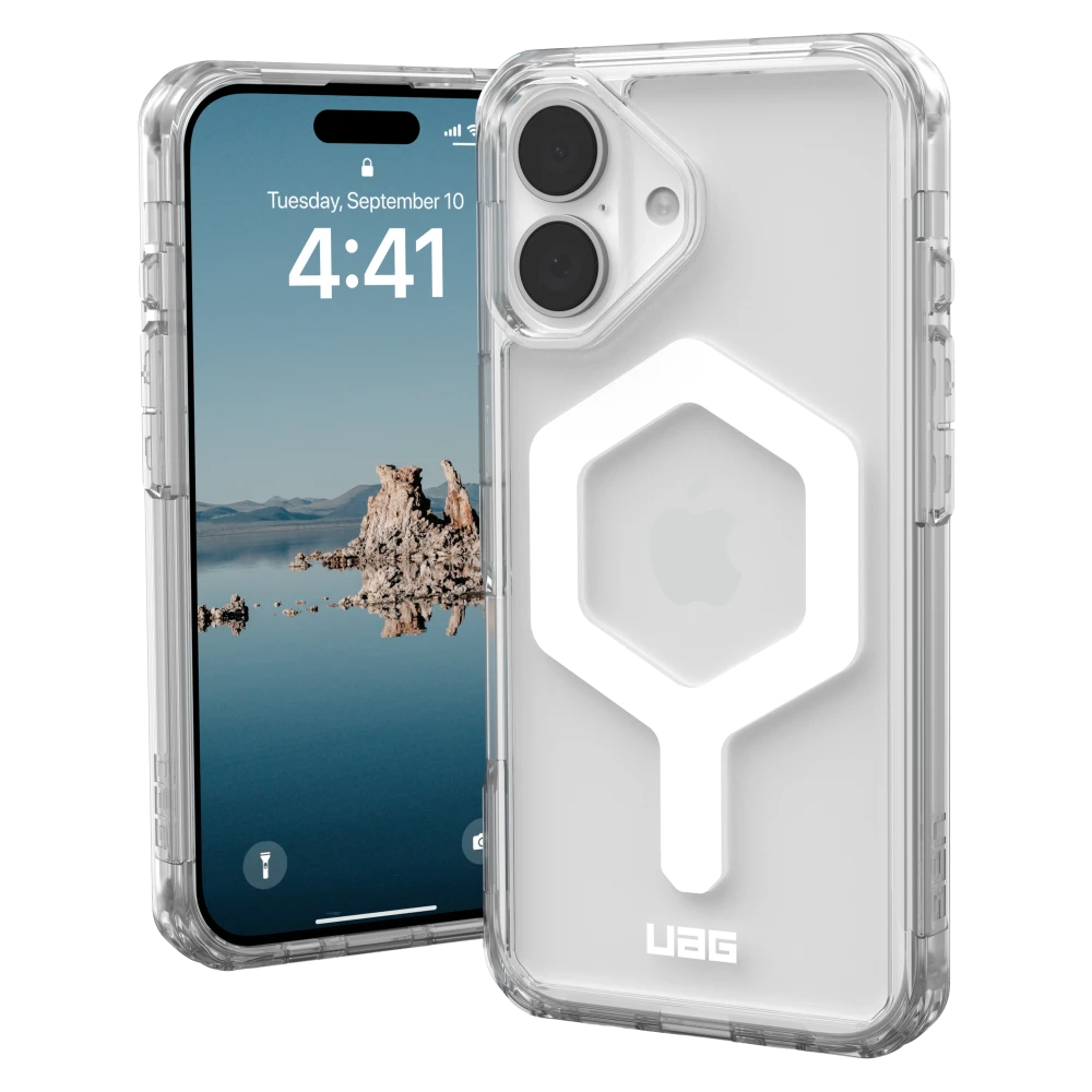 Urban Armor Gear (UAG) - Plyo MagSafe Case for Apple iPhone 16 Plus - Ice and White