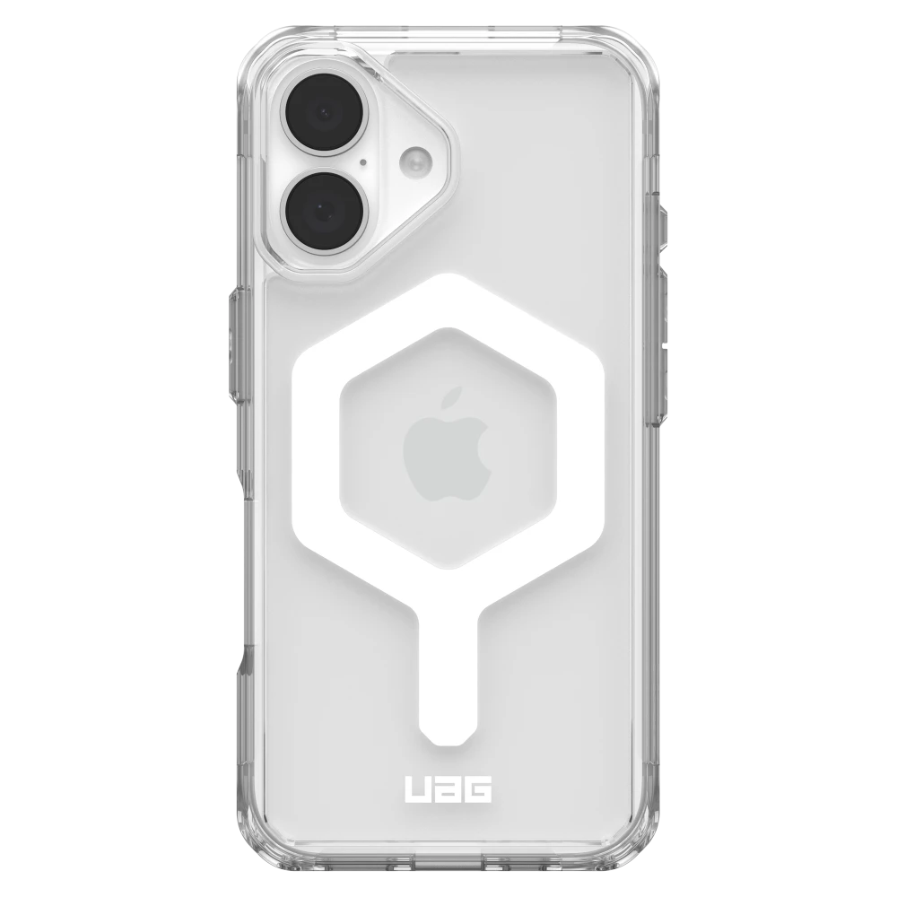 Urban Armor Gear (UAG) - Plyo MagSafe Case for Apple iPhone 16 - Ice and White