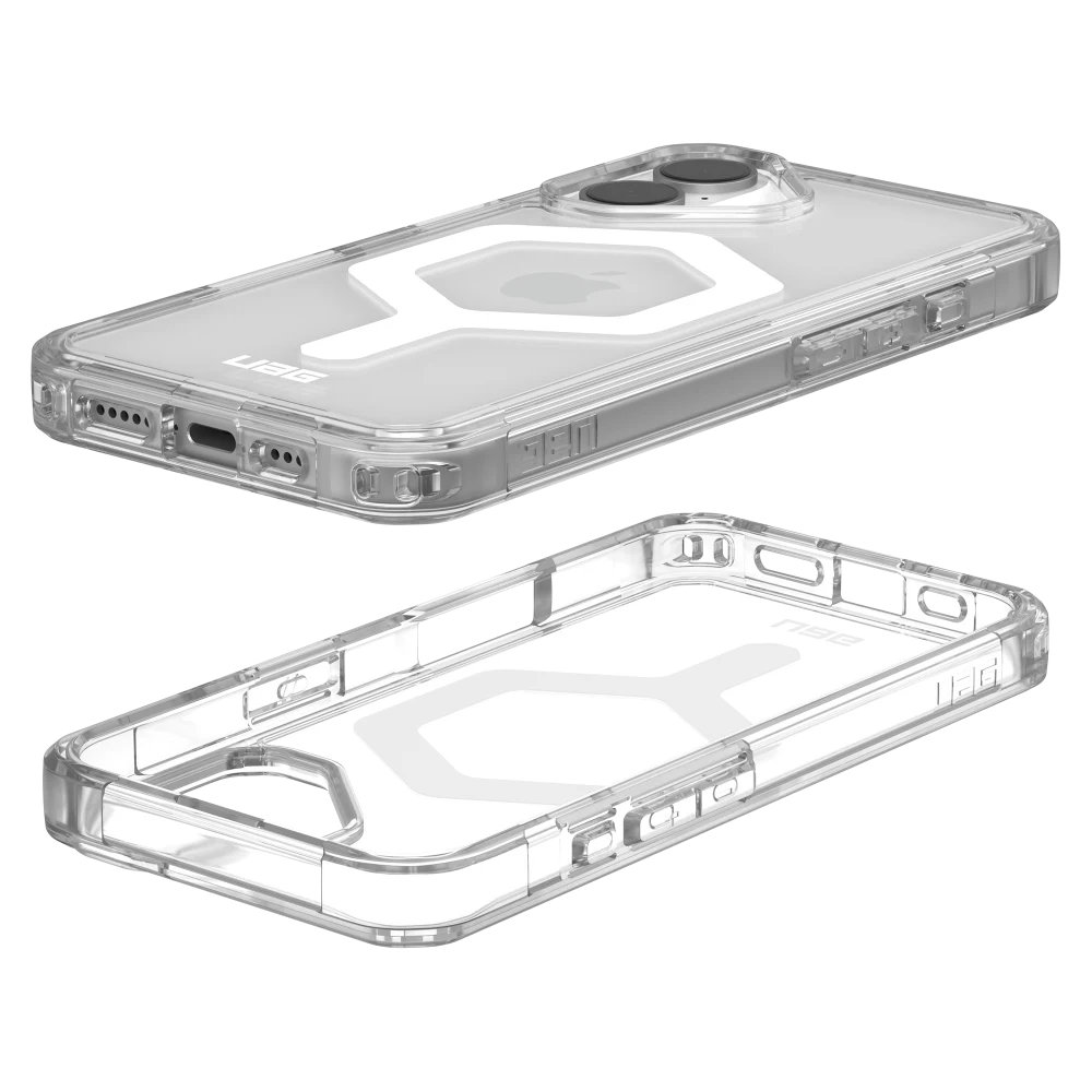 Urban Armor Gear (UAG) - Plyo MagSafe Case for Apple iPhone 16 - Ice and White