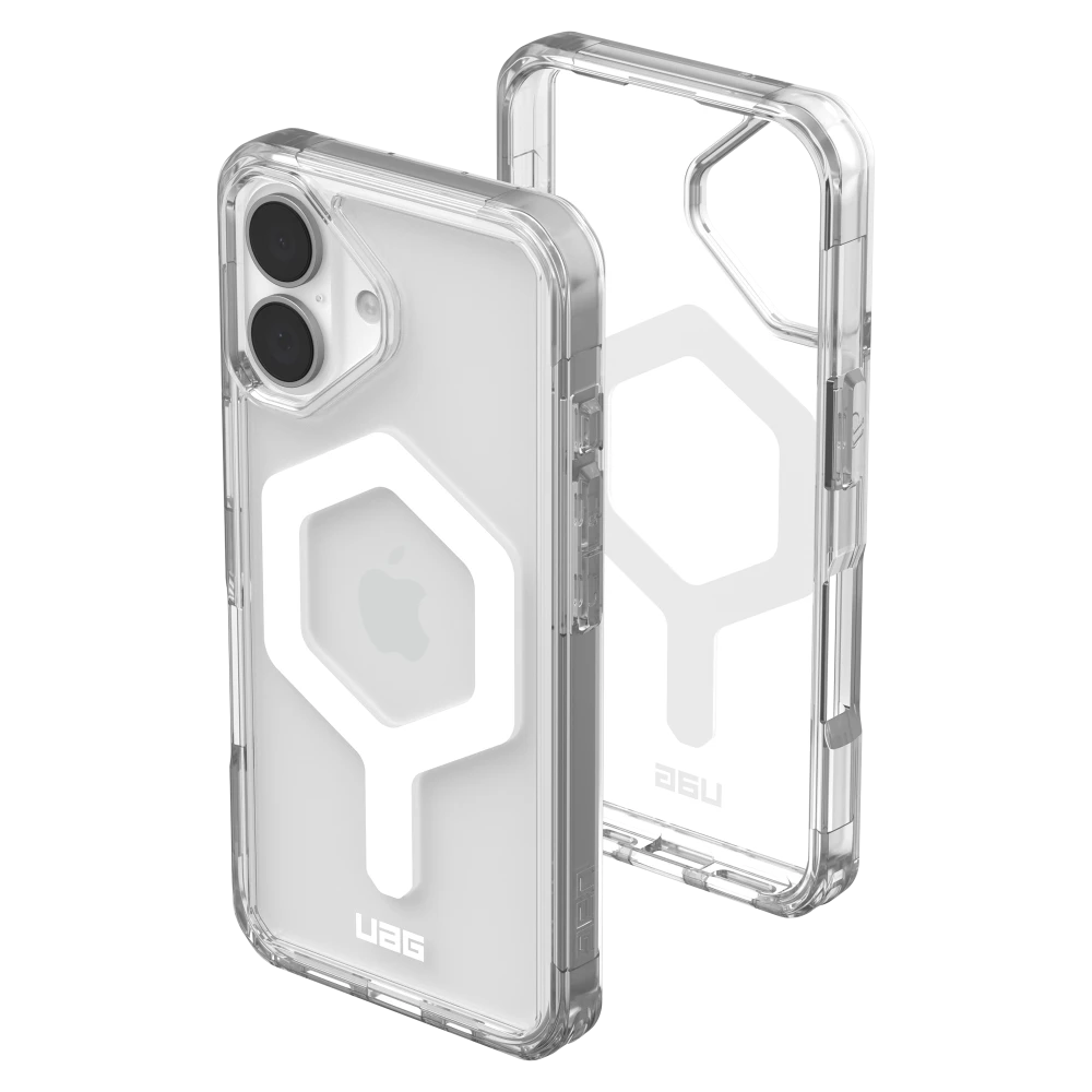 Urban Armor Gear (UAG) - Plyo MagSafe Case for Apple iPhone 16 - Ice and White