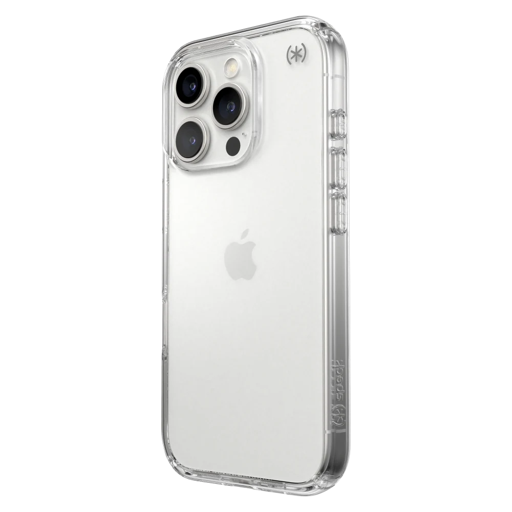 Speck - Presidio Perfect Clear Case for Apple iPhone 16 Pro - Clear