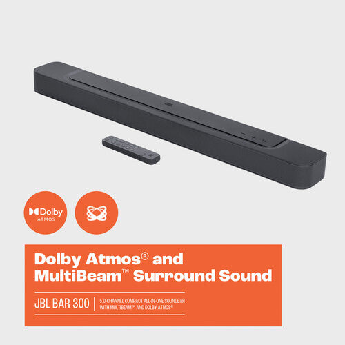 JBL Bar 300 260W 5-Channel Dolby Atmos Soundbar