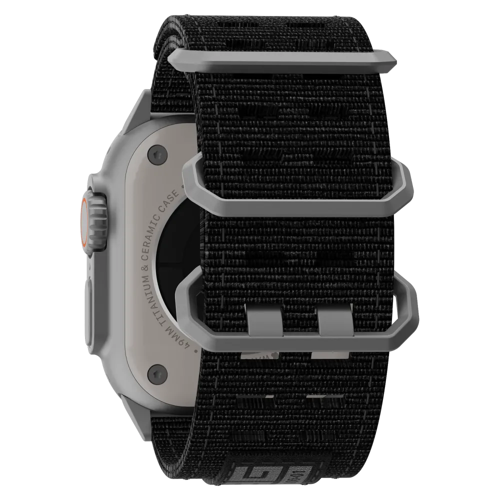 Urban Armor Gear (UAG) Nato Eco Watch Strap for Apple Watch 42mm / 44mm / 45mm / 49mm - Black