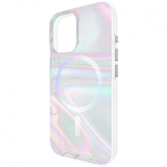 Case-Mate - Soap Bubble MagSafe Case for Apple iPhone 16 - Iridescent