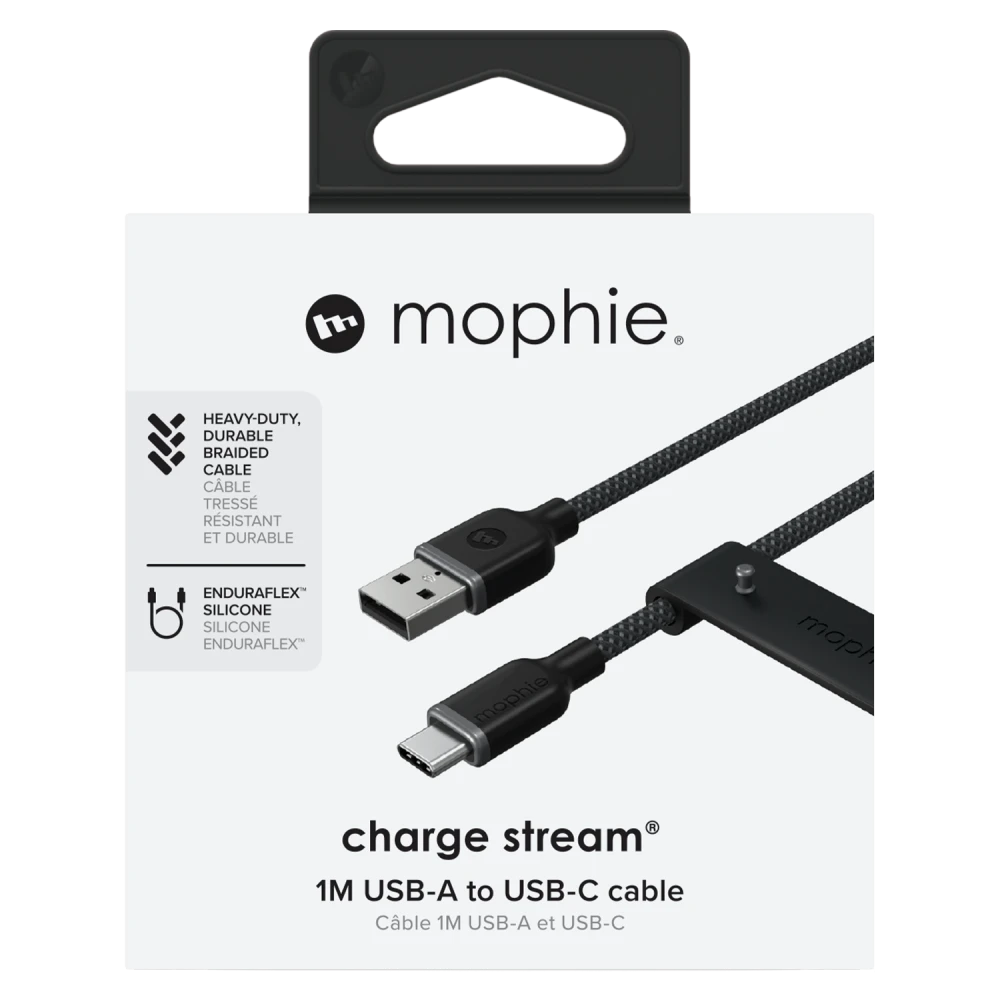 Mophie 3ft Charge Stream USB-A to USB-C Cable