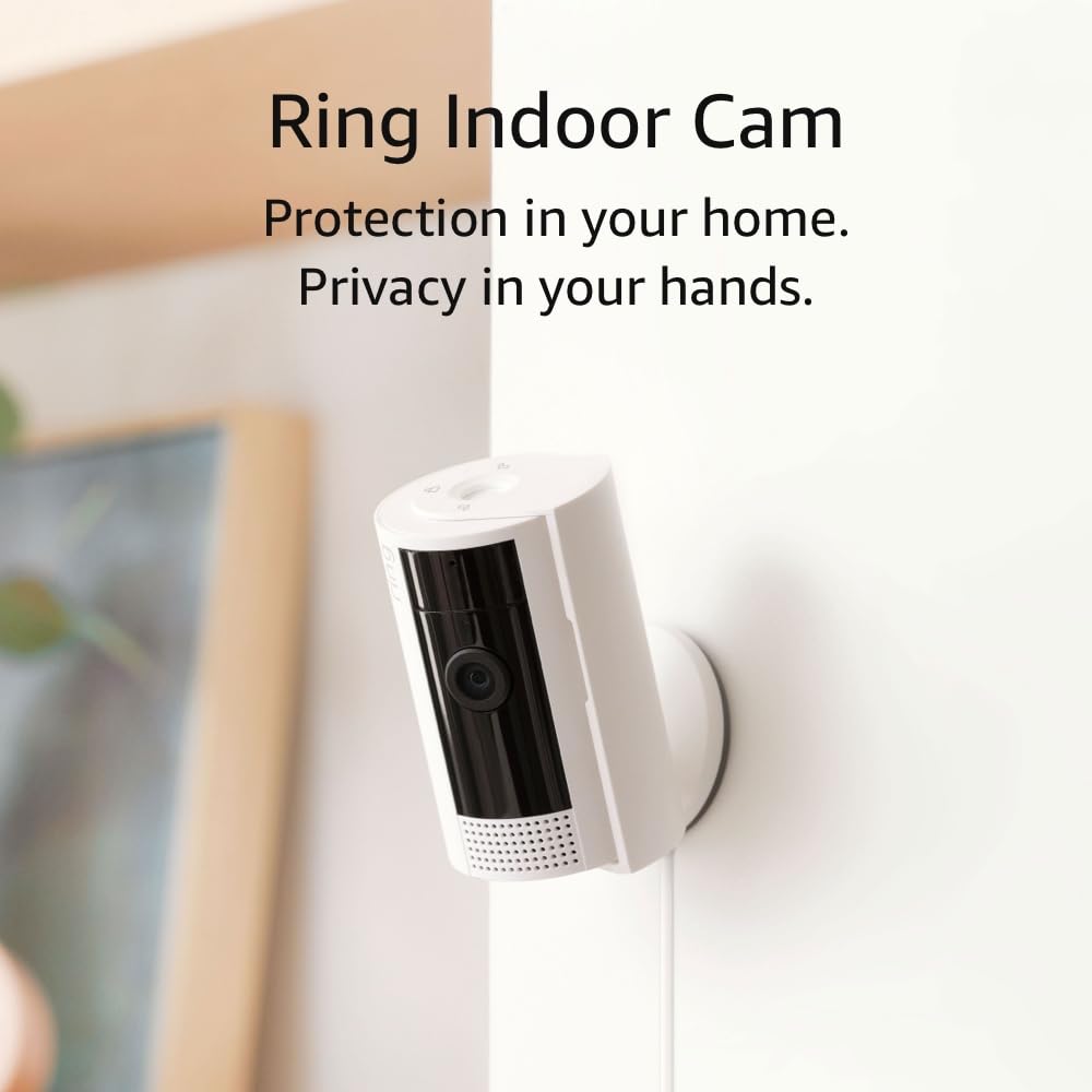 Ring Stick Up Indoor Cam - Compact Plug-In HD Security Camera