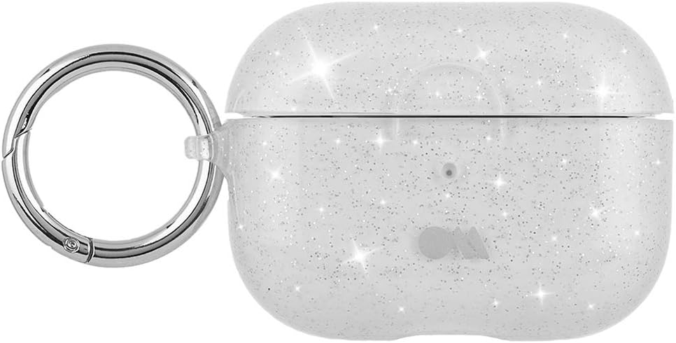 Case-Mate - AirPods Pro Case - Sheer Crystal Clear w/Silver Circular Ring