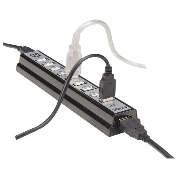 Manhattan® 10-Port USB 2.0 Desktop Hub