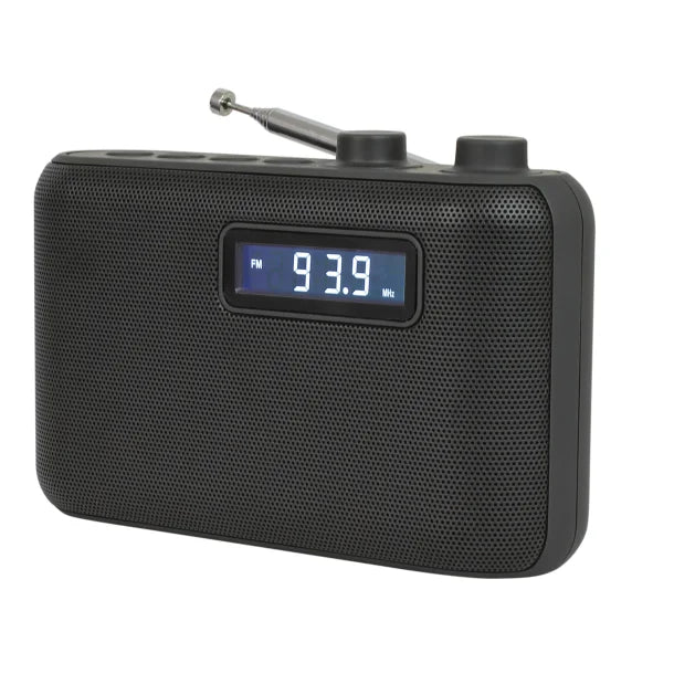 JENSEN® Portable AM/FM Digital Radio with Telescoping Antenna, Black, SR-50