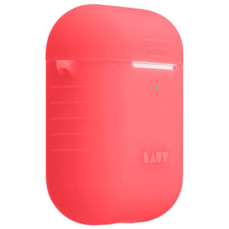 Apple AirPod Laut Slim Protective Pod Neon Case Coral