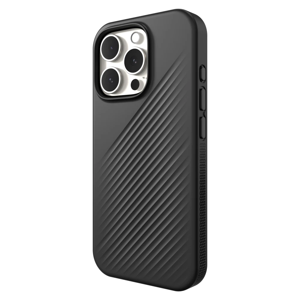 ZAGG - Luxe Snap MagSafe Case for Apple iPhone 16 Pro - Black