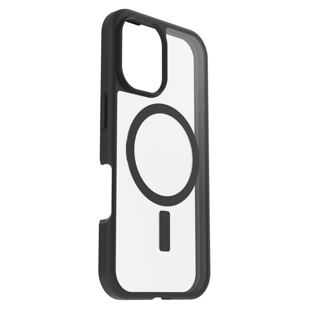 OtterBox - React MagSafe Case for Apple iPhone 16 Plus - Black Crystal