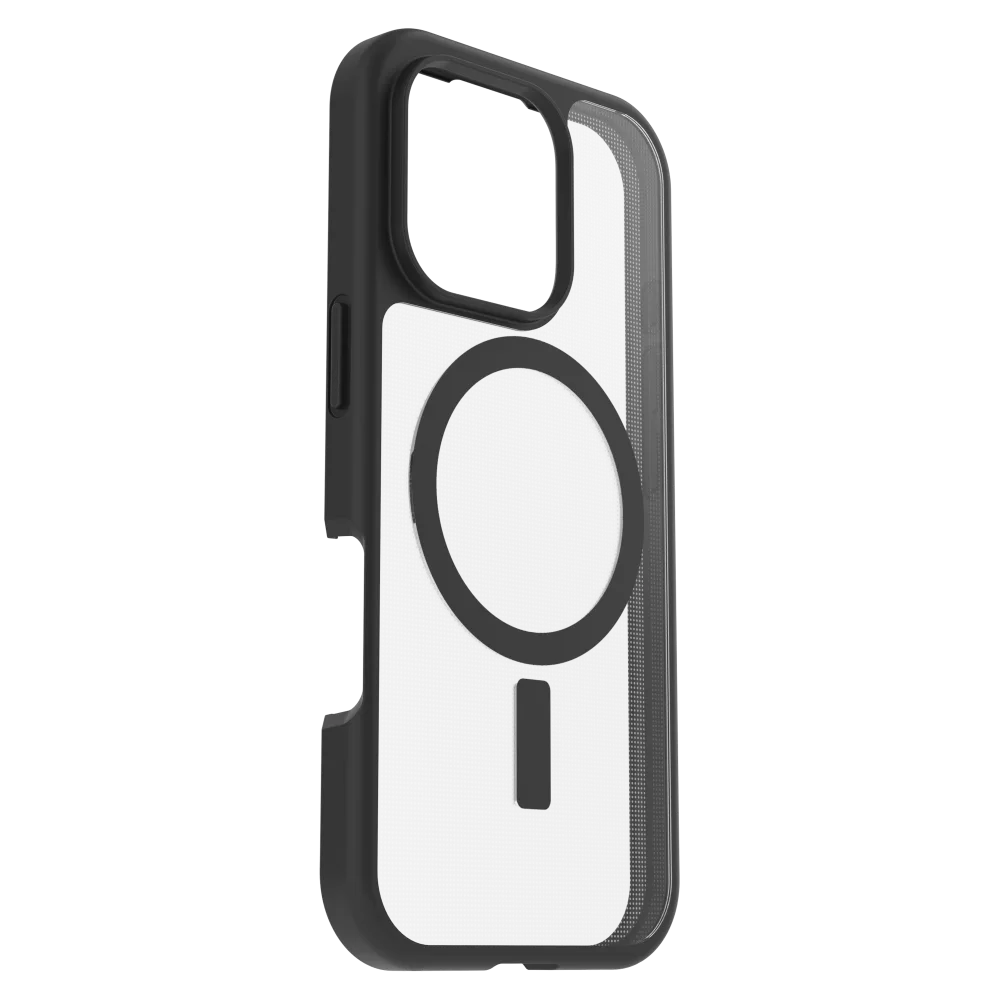 OtterBox - React MagSafe Case for Apple iPhone 16 Pro - Black Crystal