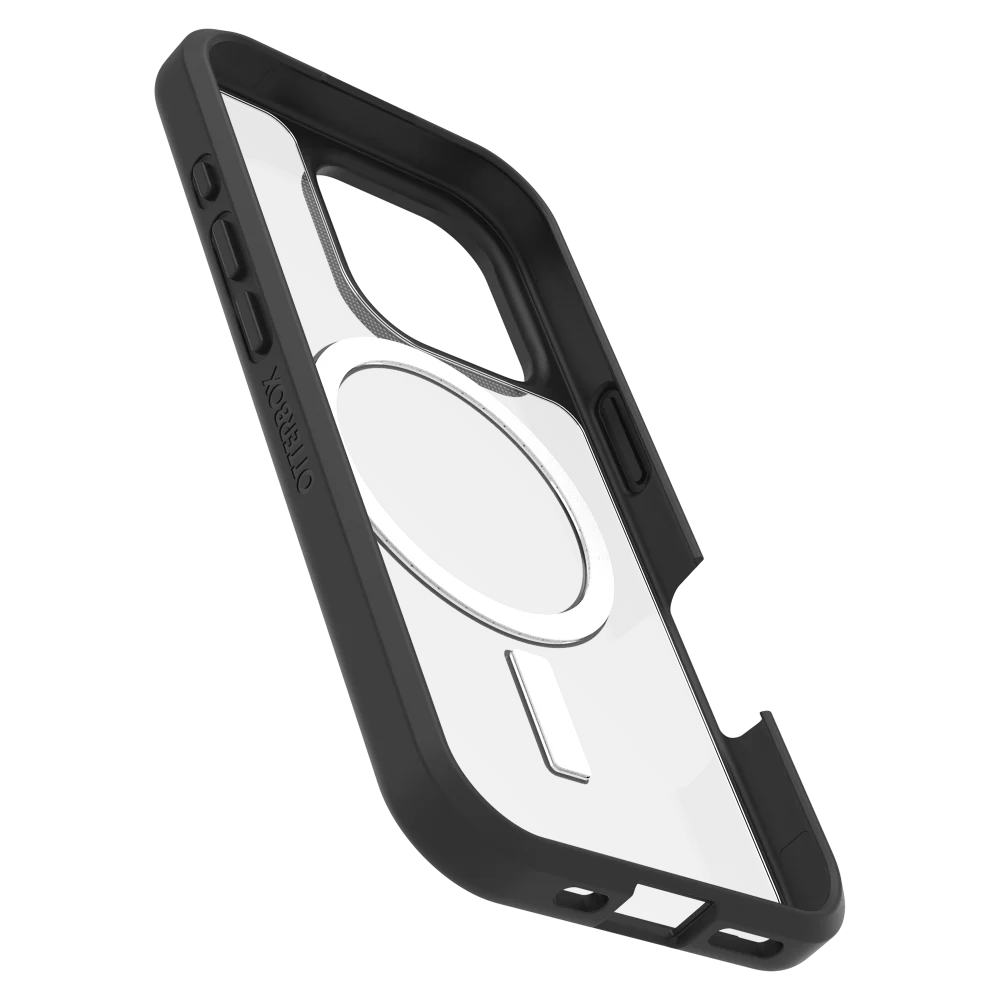 OtterBox - React MagSafe Case for Apple iPhone 16 Pro - Black Crystal