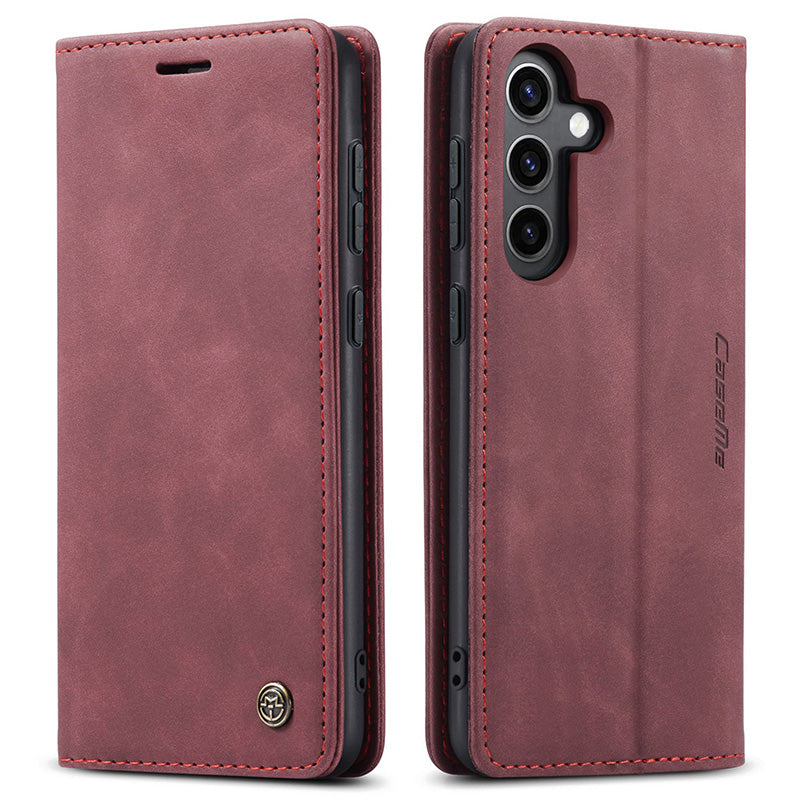 CaseMe-013 TPU Business Style Vintage Matte Horizontal Flap Leather Case