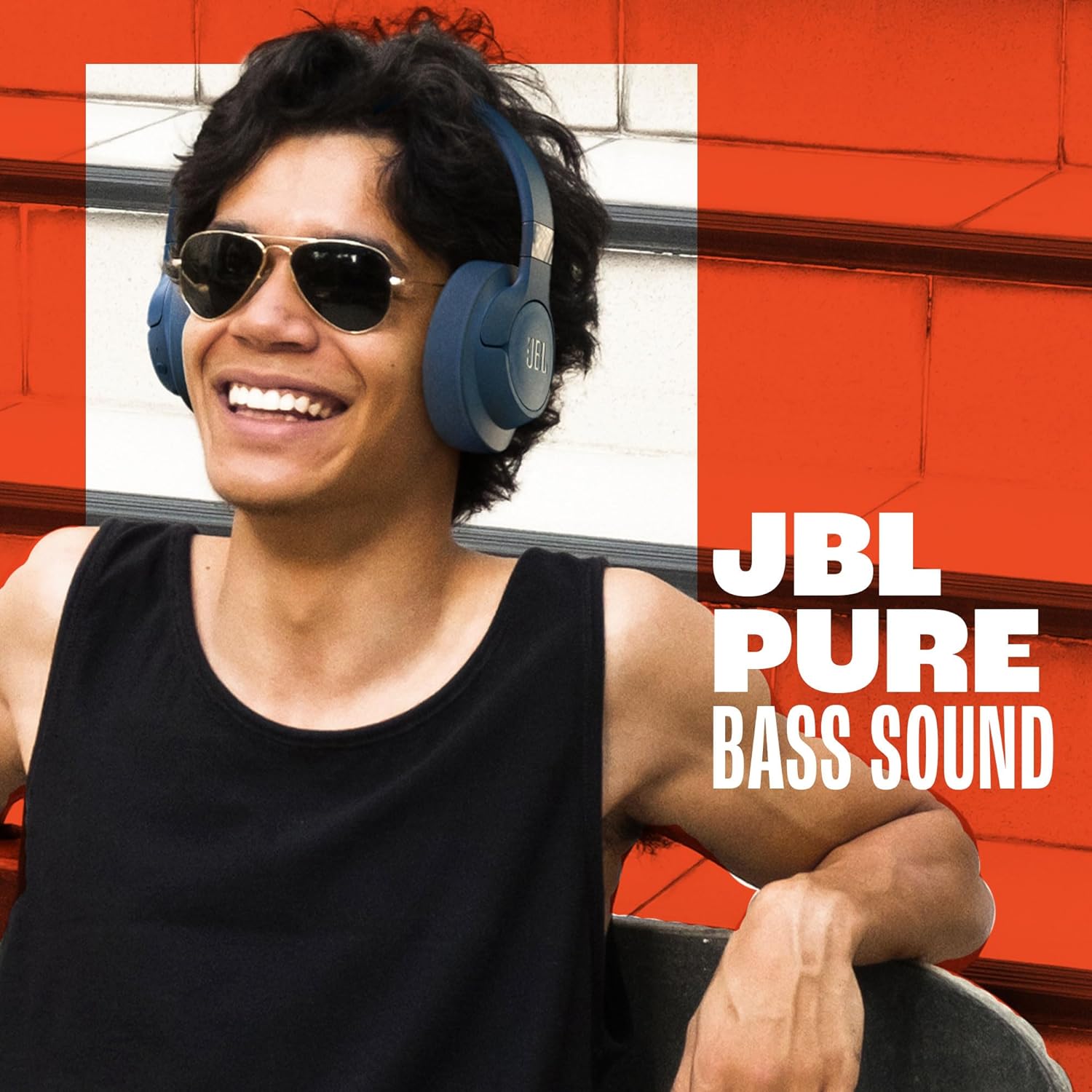 JBL Tune 720BT - Wireless Over-Ear Headphones with JBL Pure Bass Sound