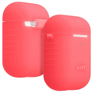 Apple AirPod Laut Slim Protective Pod Neon Case Coral