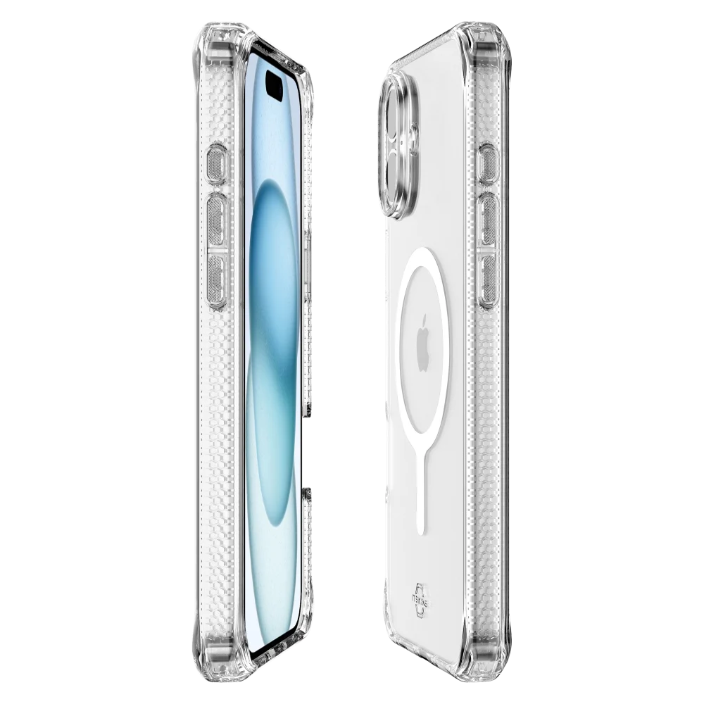 ITSKINS - Hybrid_R Clear MagSafe Case for Apple iPhone 16 Plus