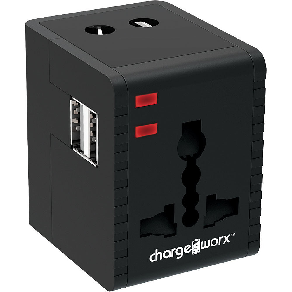 Chargeworx Dual USB International Travel Adapter