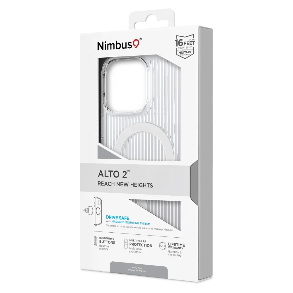 Nimbus9 - Alto 2 MagSafe Case for Apple iPhone 16 Pro Max - Clear