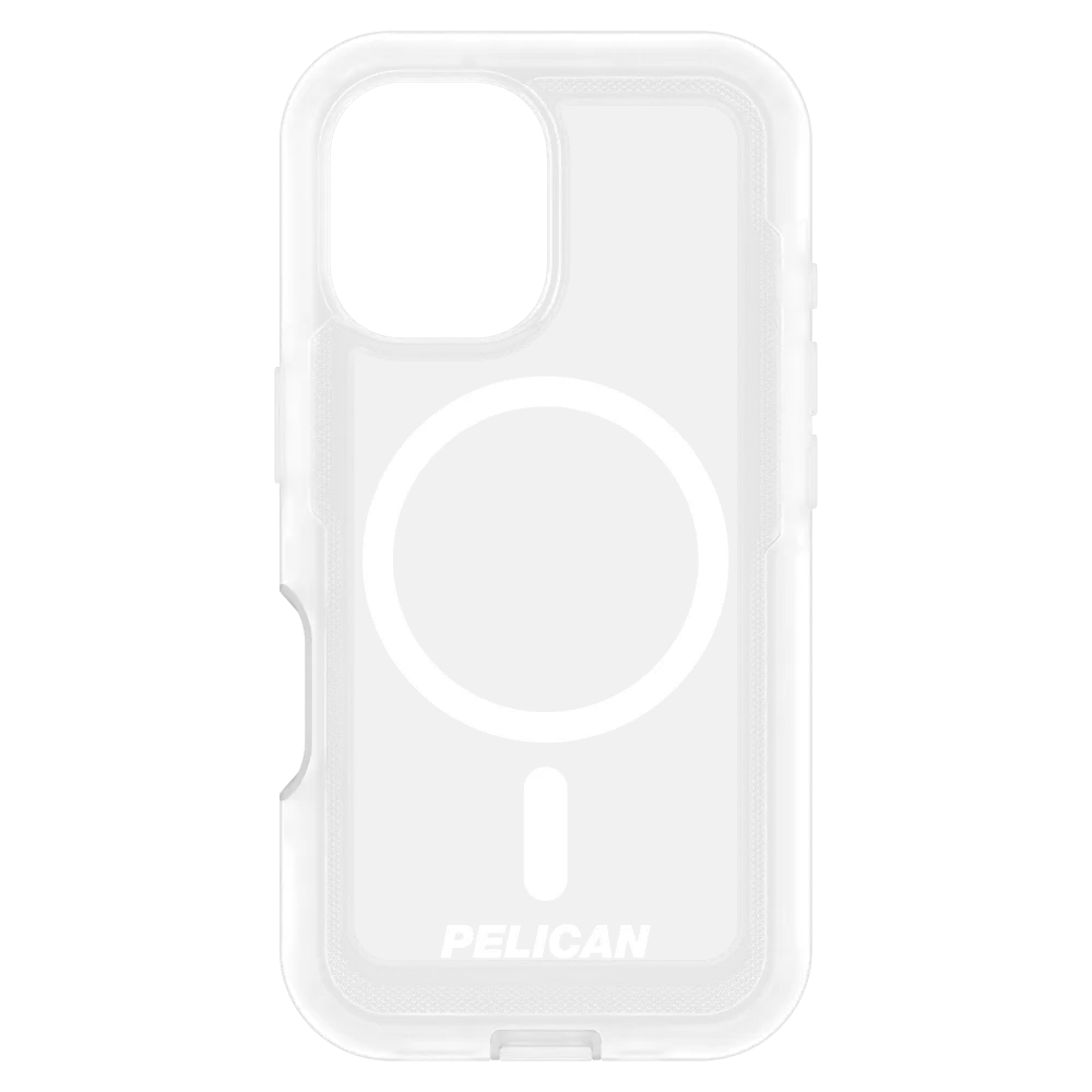 Pelican - Voyager MagSafe Case with Holster for Apple iPhone 16 - Clear