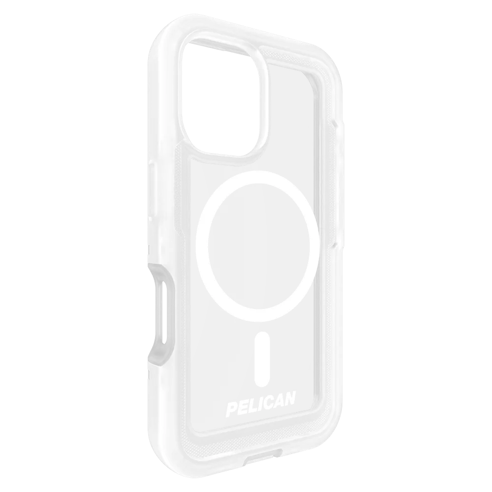 Pelican - Voyager MagSafe Case with Holster for Apple iPhone 16 Plus - Clear