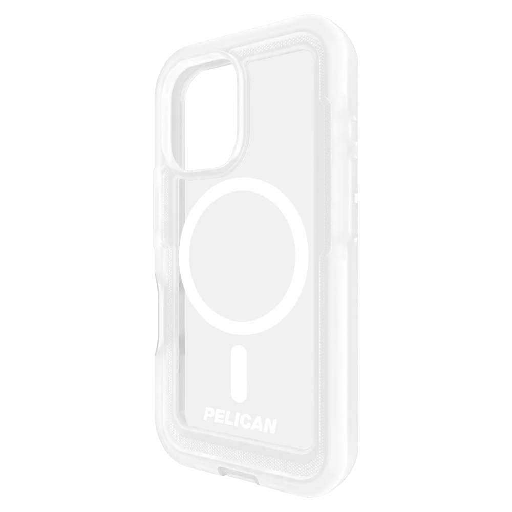 Pelican - Voyager MagSafe Case with Holster for Apple iPhone 16 - Clear