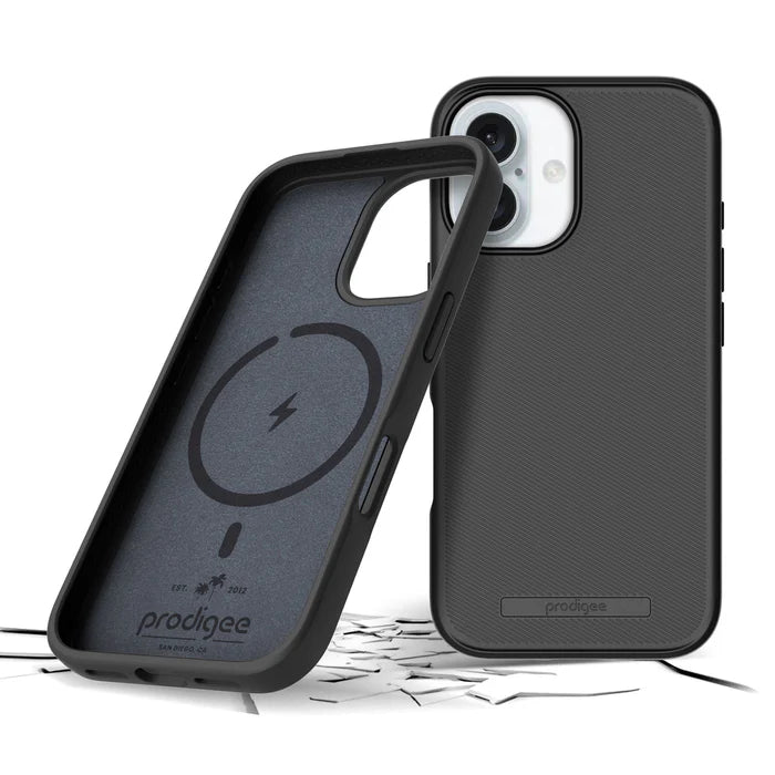 Prodigee - Solid MagSafe Case for Apple iPhone 16 - Black