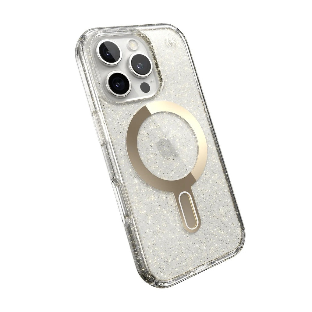 Speck - Presidio Lux Case with ClickLock for Apple iPhone 16 Pro - Clear