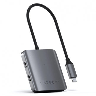 Satechi - 4 Port USB C Hub - Space Gray