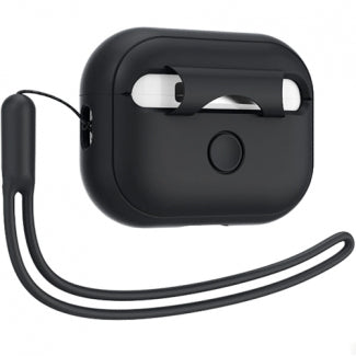 Spigen Silicon Fit Case for AirPods Pro 2nd Gen (2022) - Black