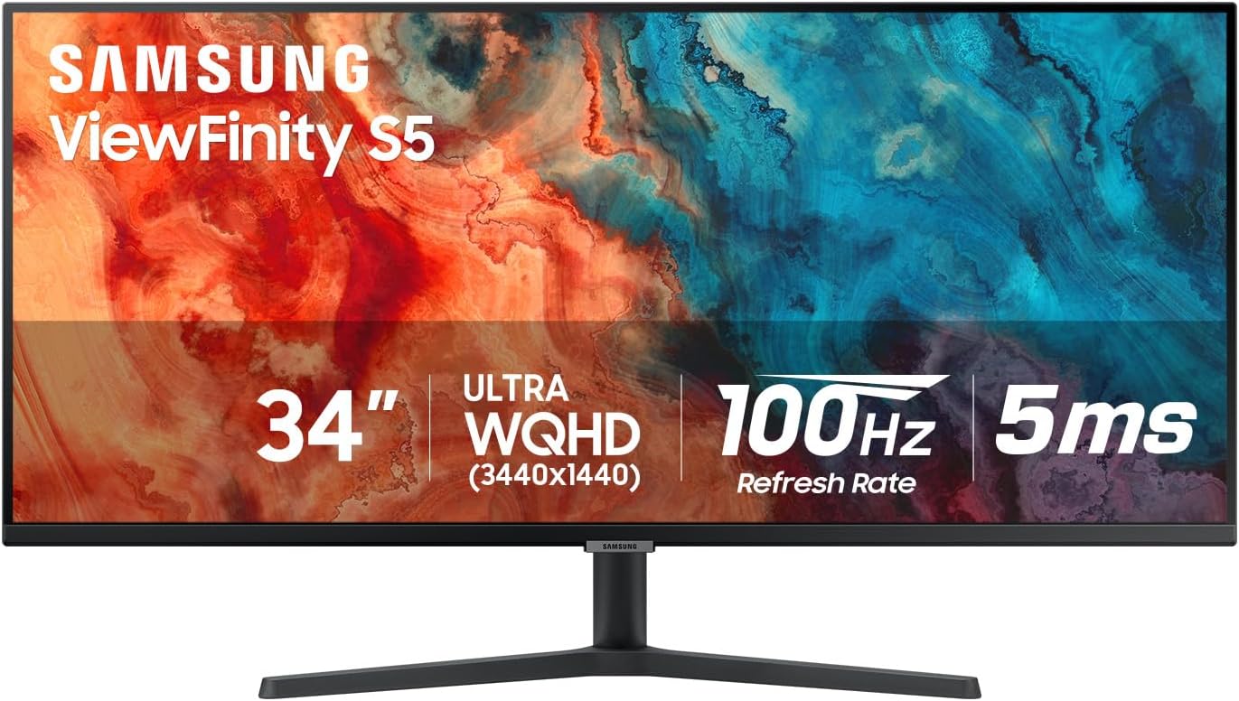 Samsung 34-Inch ViewFinity S50GC Series Ultrawide QHD Monitor