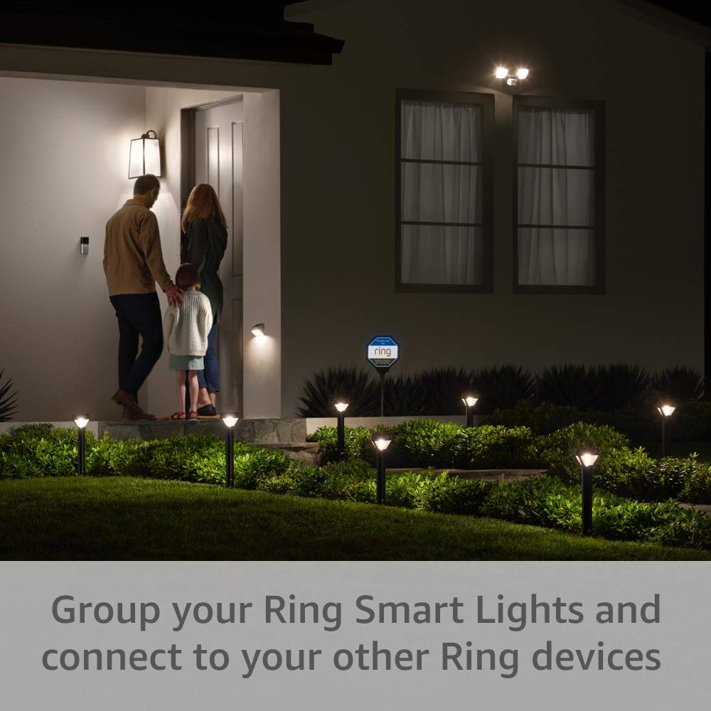 Ring Solar Floodlight - Outdoor Motion-Sensor Security Light with Solar Panel