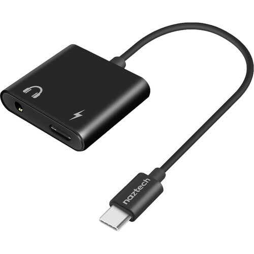 Naztech USB Type-C and 3.5mm Audio and Charge Adapter