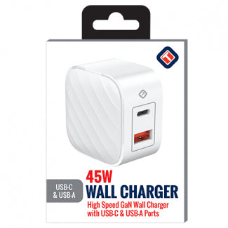 Tekya 45W PD GAN Dual Port Wall Charger